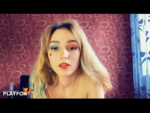 ❤️ Errealitate birtualeko betaurreko magikoek Harley Quinnekin sexua eman zidaten ❤❌ Etxeko pornoa gugan